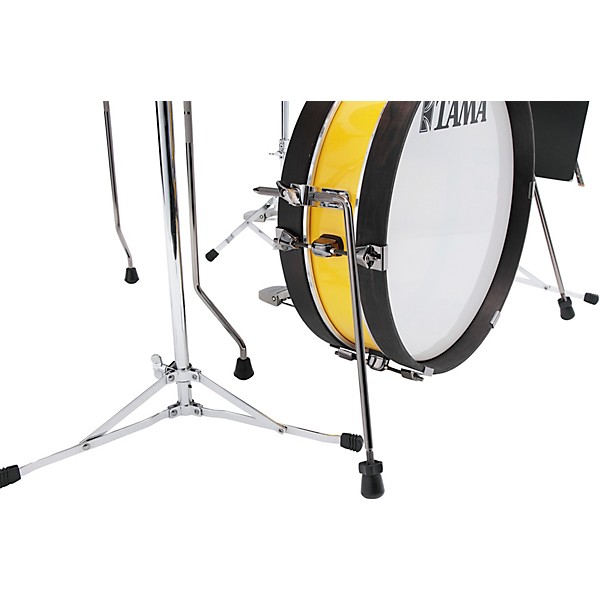 TAMA Club-JAM Pancake 4-Piece Shell Pack With 18" Bass Drum Electric Yellow