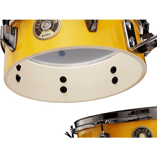 TAMA Club-JAM Pancake 4-Piece Shell Pack With 18" Bass Drum Electric Yellow