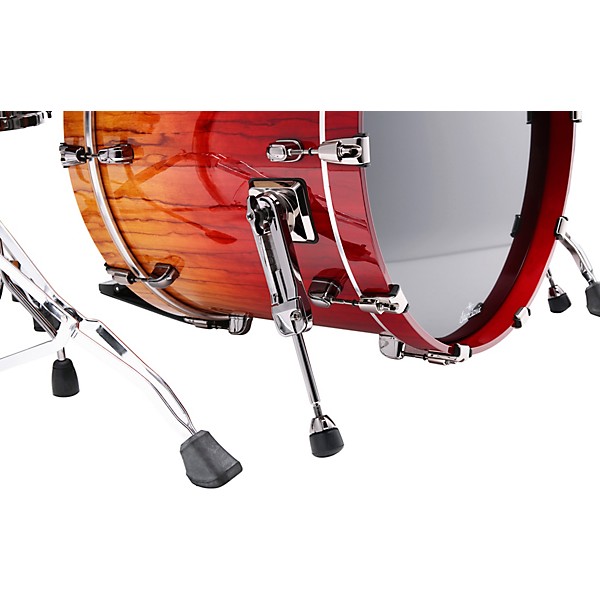 TAMA Starclassic Walnut/Birch 5-Piece Shell Pack With 22" Bass Drum Vermillion Bosse Fonce Fade