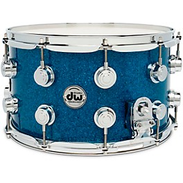 DW Collector's SSC Maple Finish Ply Snare Drum 14 x 8... DW Collector's SSC Maple Finish Ply Snare Drum 14 x 8 in. Blue Glass