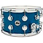 DW Collector's SSC Maple Finish Ply Snare Drum 14 x 8 in. Blue Glass thumbnail