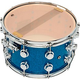 DW Collector's SSC Maple Finish Ply Snare Drum 14 x 8 in. Blue Glass