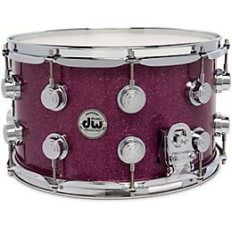 DW Collector's SSC Maple Finish Ply Snare Drum 14 x 8 in. Purple Glass