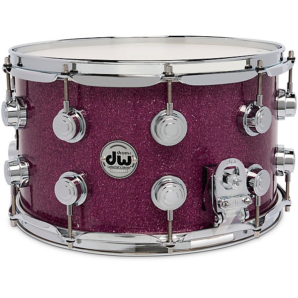 DW Collector's SSC Maple Finish Ply Snare Drum 14 x 8 in. Purple Glass