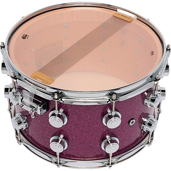 DW Collector's SSC Maple Finish Ply Snare Drum 14 x 8 in. Purple Glass