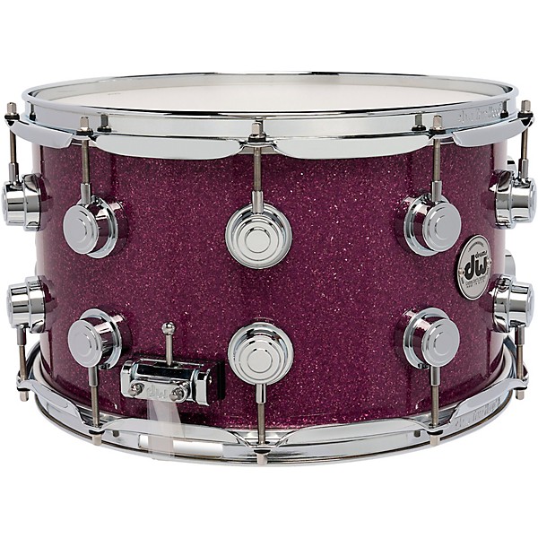 DW Collector's SSC Maple Finish Ply Snare Drum 14 x 8 in. Purple Glass