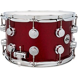 DW Collector's SSC Maple Finish Ply Snare Drum 14 x 8 in. Ruby Glass