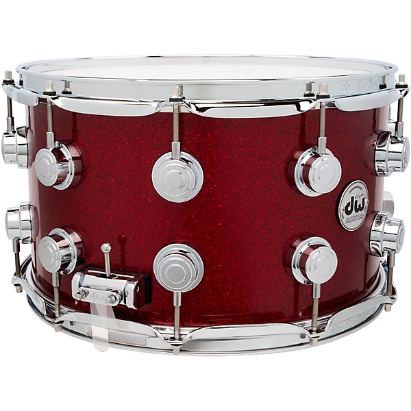 DW Collector's SSC Maple Finish Ply Snare Drum 14 x 8 in. Ruby Glass