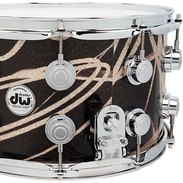 DW Collector's SSC Maple Finish Ply Snare Drum 14 x 8 in. Smoke Glass Contrail