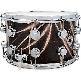 DW Collector's SSC Maple Finish Ply Snare Drum 14 x 8 in. Smoke Glass Contrail