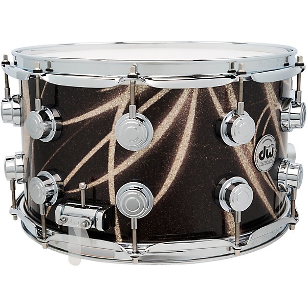DW Collector's SSC Maple Finish Ply Snare Drum 14 x 8 in. Smoke Glass Contrail