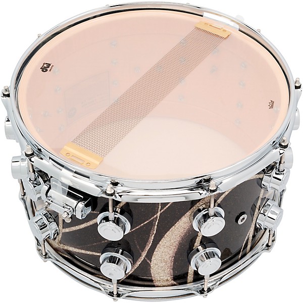 DW Collector's SSC Maple Finish Ply Snare Drum 14 x 8 in. Smoke Glass Contrail