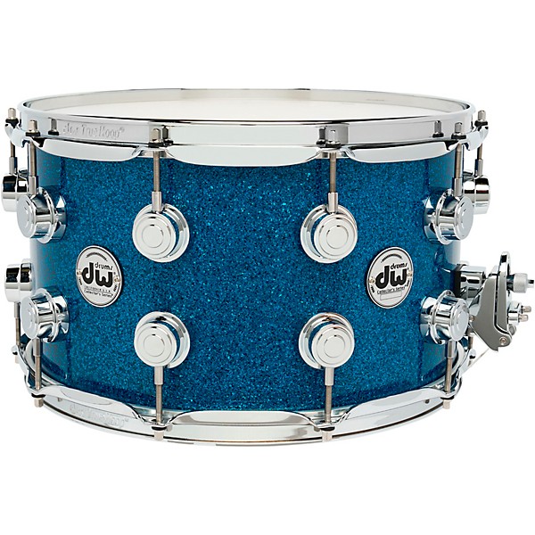 DW Collector's SSC Maple Finish Ply Snare Drum 14 x 8 in. Blue Glass Finish Ply