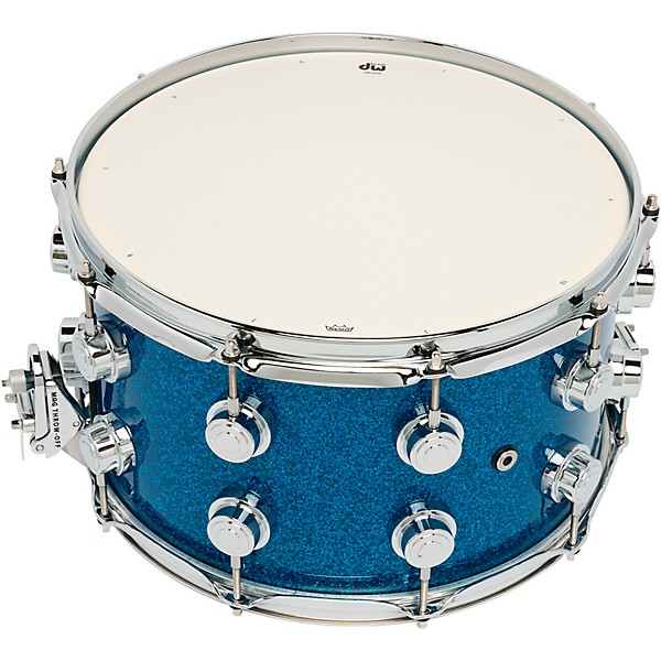 DW Collector's SSC Maple Finish Ply Snare Drum 14 x 8 in. Blue Glass Finish Ply