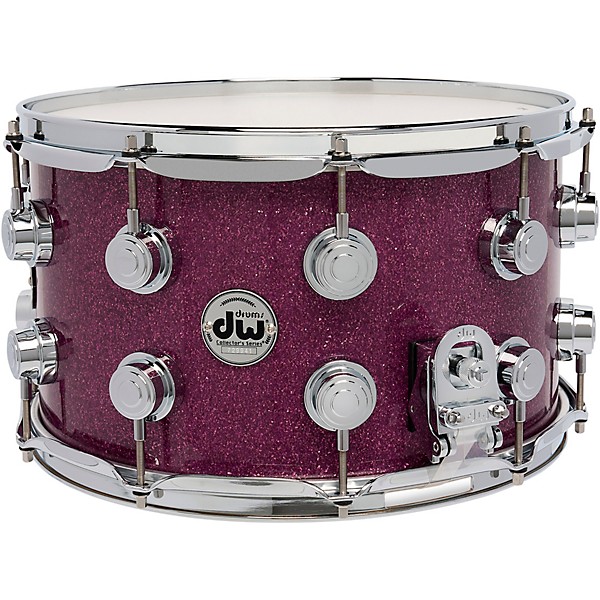 DW Collector's SSC Maple Finish Ply Snare Drum 14 x 8 in. Purple Glass Finish Ply