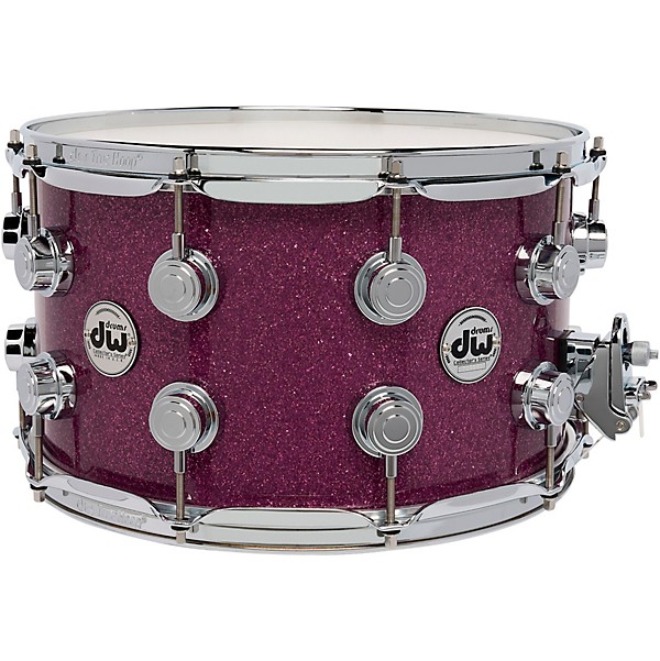 DW Collector's SSC Maple Finish Ply Snare Drum 14 x 8 in. Purple Glass Finish Ply