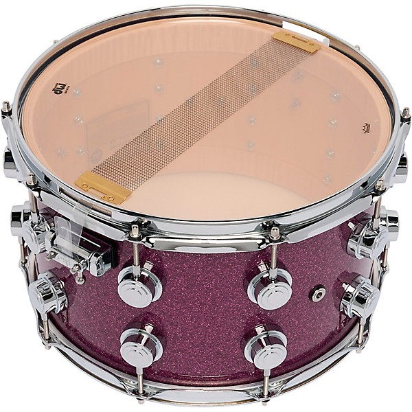 DW Collector's SSC Maple Finish Ply Snare Drum 14 x 8 in. Purple Glass Finish Ply