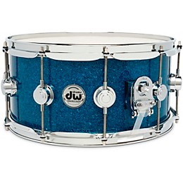 DW Collector's SSC Maple Finish Ply Snare Drum 14 x 6.5 in. Blue Glass