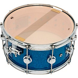 DW Collector's SSC Maple Finish Ply Snare Drum 14 x 6.5 in. Blue Glass