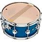 DW Collector's SSC Maple Finish Ply Snare Drum 14 x 6.5 in. Blue Glass