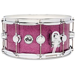 DW Collector's SSC Maple Finish Ply Snare Drum 14 x 6.5 in. Purple Glass