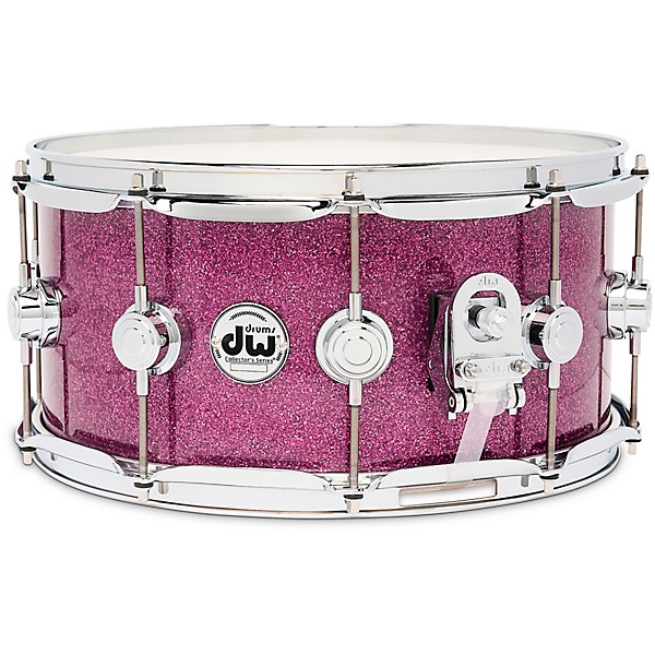 DW Collector's SSC Maple Finish Ply Snare Drum 14 x 6.5 in. Purple Glass