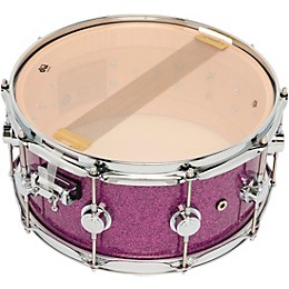 DW Collector's SSC Maple Finish Ply Snare Drum 14 x 6.5 in. Purple Glass