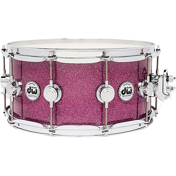 DW Collector's SSC Maple Finish Ply Snare Drum 14 x 6.5 in. Purple Glass