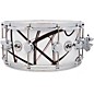 DW Collector's SSC Maple Finish Ply Snare Drum 14 x 6.5 in. White Glass Contrail Finish Ply thumbnail