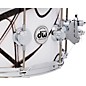 DW Collector's SSC Maple Finish Ply Snare Drum 14 x 6.5 in. White Glass Contrail Finish Ply