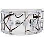 DW Collector's SSC Maple Finish Ply Snare Drum 14 x 6.5 in. White Glass Contrail Finish Ply