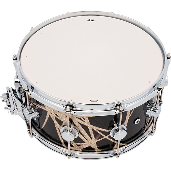 DW Collector's SSC Maple Finish Ply Snare Drum 14 x 6.5 in. Smoke Glass Contrail Finish Ply