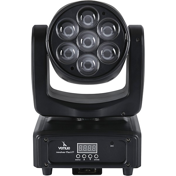 Venue Revolver Flex VP Zooming RGBW Moving Head Spot and Wash Light with VenuLink Port