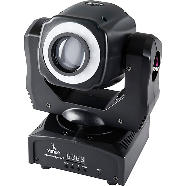 Venue Revolver Spot VP Moving Head Spotlight With Gobos LED Ring and VenueLink Port