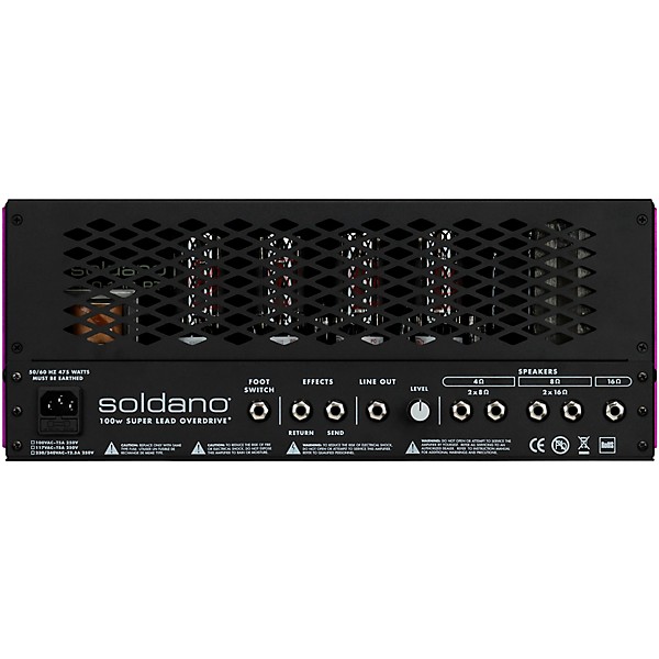 Soldano SLO-100R 100W Rackmount Tube Guitar Amp Head