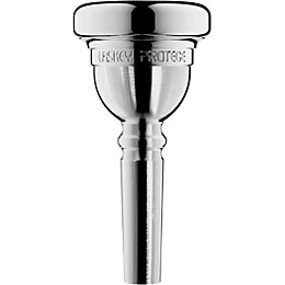 Laskey Protege Series Small Shank Trombone Mouthpiece in Silver