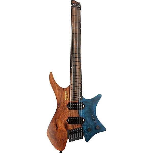 strandberg Boden J Artisan 7 Eby Koa Electric Guitar Natural Blue Resin