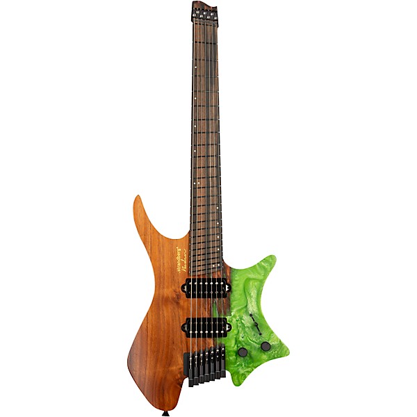 strandberg Boden J Artisan 7 Eby Koa Electric Guitar Natural Green Resin