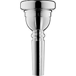 Laskey Protege Series Large Shank Trombone Mouthpiece in Silver