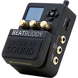 Singular Sound BeatBuddy 10th Anniversary Limited Edition Footpedal Drum Machine Black