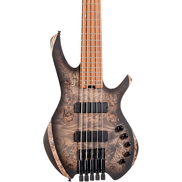 Cort Space 5 Headless 5-String Electric Bass Guitar Star Dust Black