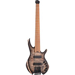 Cort Space 5 Headless 5-String Electric Bass Guitar Star Dust Black