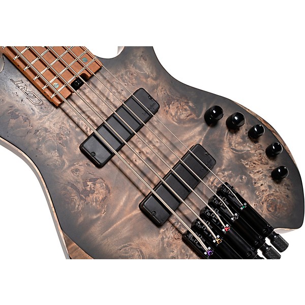 Cort Space 5 Headless 5-String Electric Bass Guitar Star Dust Black