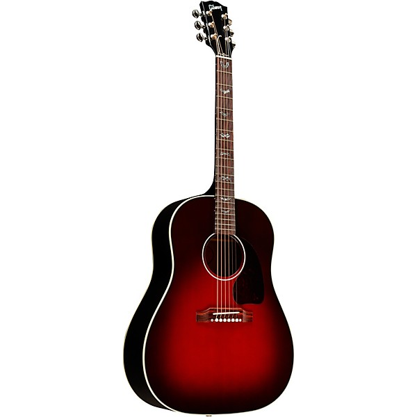 Gibson J-45 Standard Bats Limited-Edition Acoustic-Electric Guitar Blood Red Burst