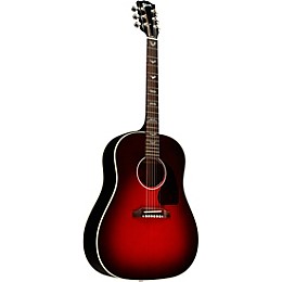 Gibson J-45 Standard Bats Limited-Edition Acoustic-Electric Guitar Blood Red Burst