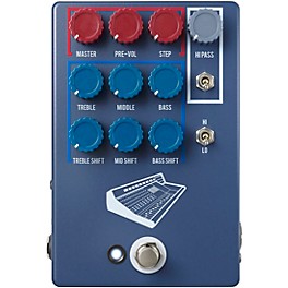 JHS Pedals Colour Box V2 10-Year Anniversary Colorway Preamp Pedal Blue