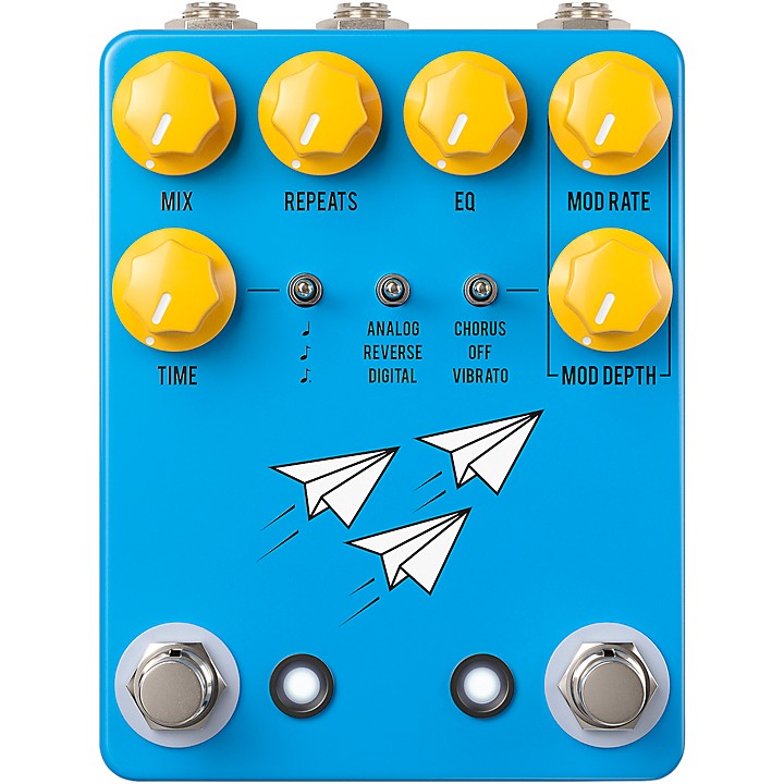 JHS Pedals Flight Delay Reverse Analog Digital Chorus Vibrato