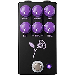 JHS Pedals Violet Lari Basilio Signature Distortion/Overdrive Effects Pedal Black