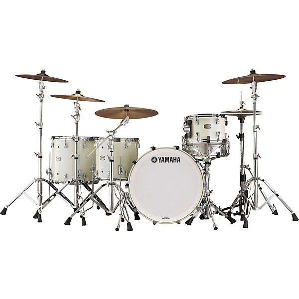 Yamaha Phoenix Hybrid 4-Piece Shell Pack With 20" Bass Drum Polar White