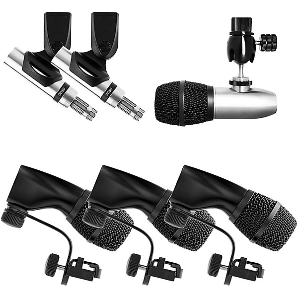 Earthworks DK6 6-Piece Drum Microphone Kit Stainless Steel